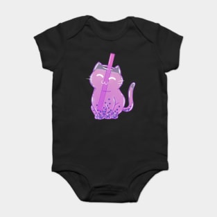 Oolong Honey Milk Boba KitTea Baby Bodysuit